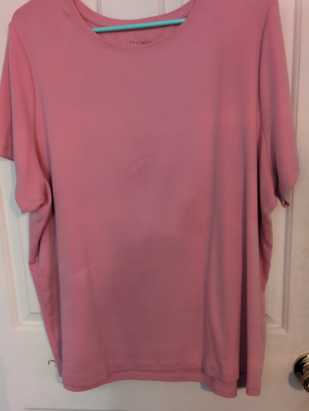 Preswick & Moore Pink Short Sleeve Tee Plus Prestwick And Moore Green V-Neck